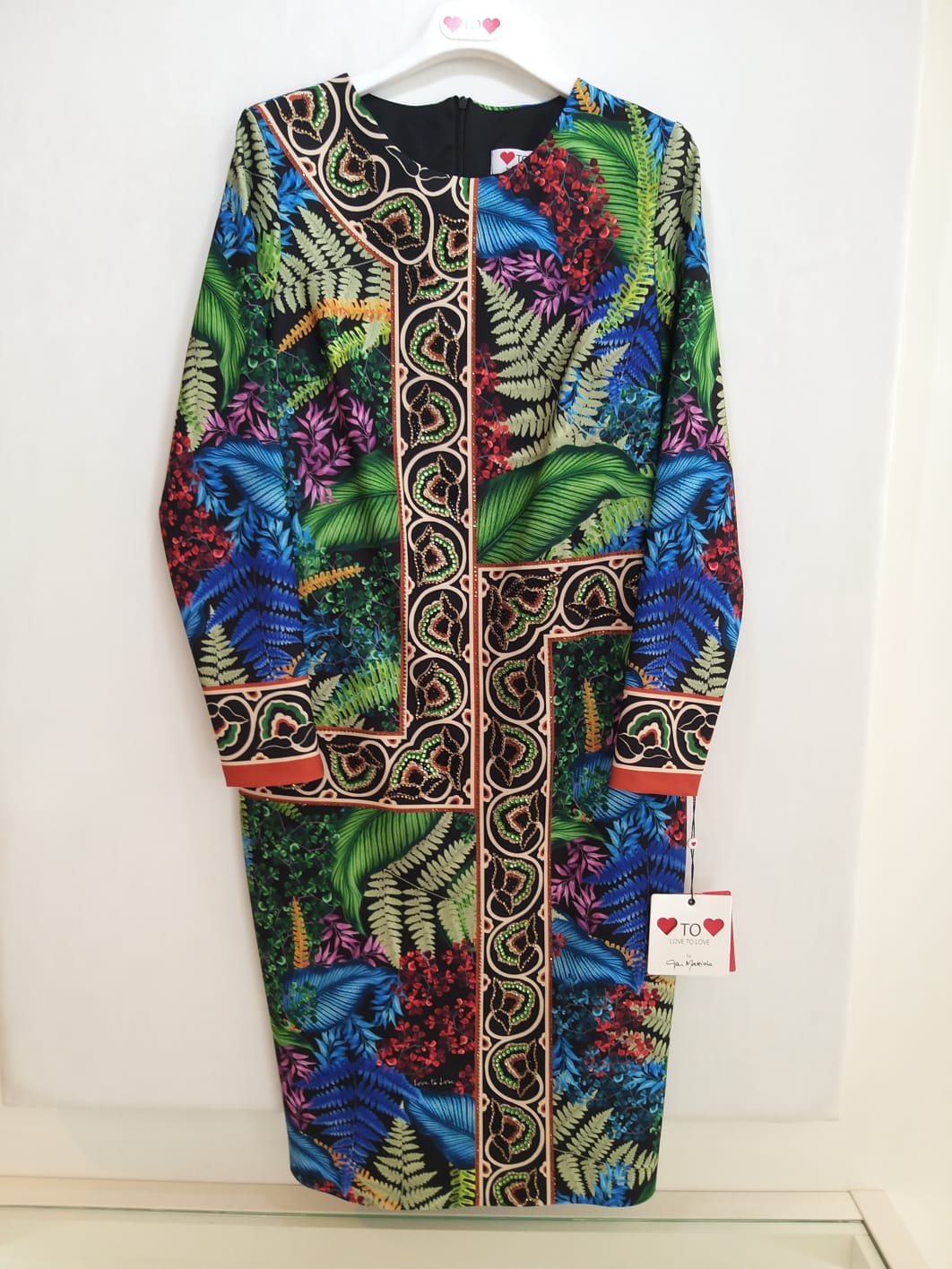 ABITO TUBINO FANTASIA CON STRASS GAI MATTIOLO Libertymoda