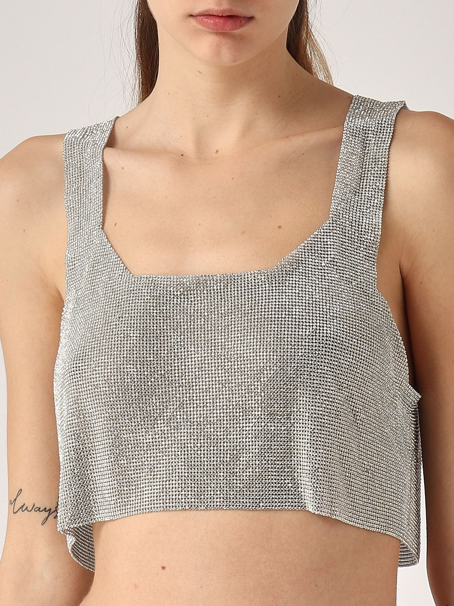 TOP CORTO DI PAILLETTES TWENTY FOURHAITCH Libertymoda