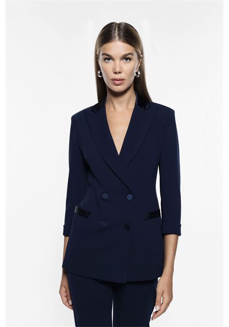 GIACCA DOPPIOPETTO CON REVER IN RASO IMPERIAL | Giacca | JU25KAWBLU