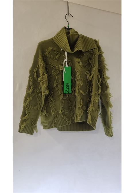 MAGLIA AMPIA PELOSA CON COLLO STACCABIILE ZOE | Maglia | 18V102KIWI